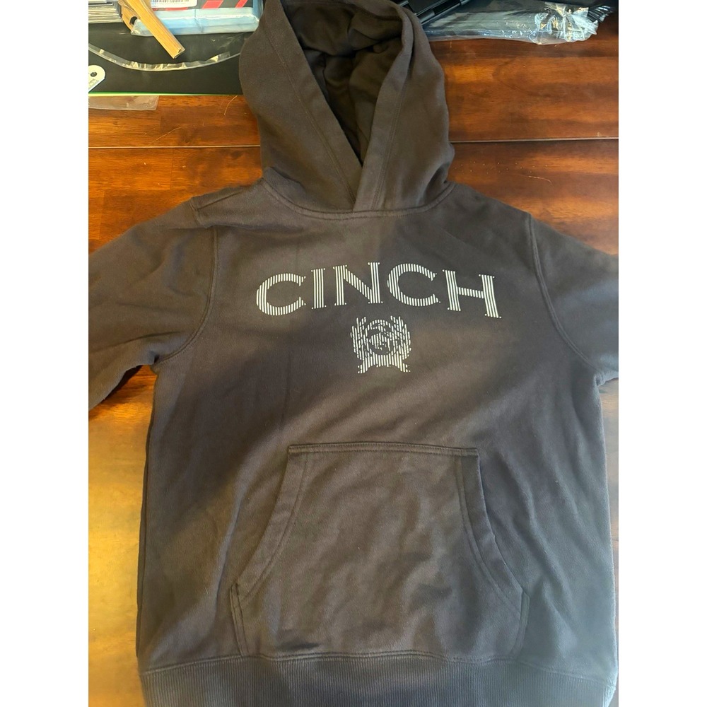 Cinch Hoodie Mens Medium Brown Pullover Western Sweatshirt MWK7510005